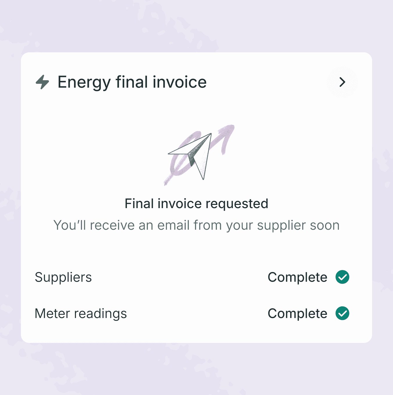 A mobile screen of the Smooved Mover Dashboard